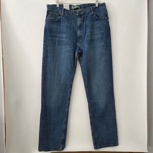 NEW Wrangler Authentics Men's Classic Fit Straight Leg‎ Jeans 38x34 Blue Denim